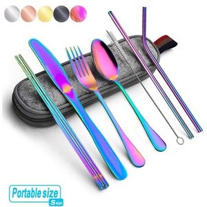 8-piece Rainbow Utensils 🍴